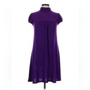 Soprano Size Medium Purple Short Sleeve Dress